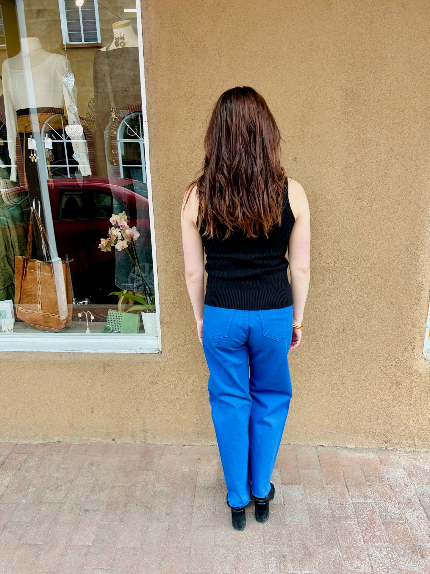 Pistola- Penny Wide Leg Crop- Cobalt