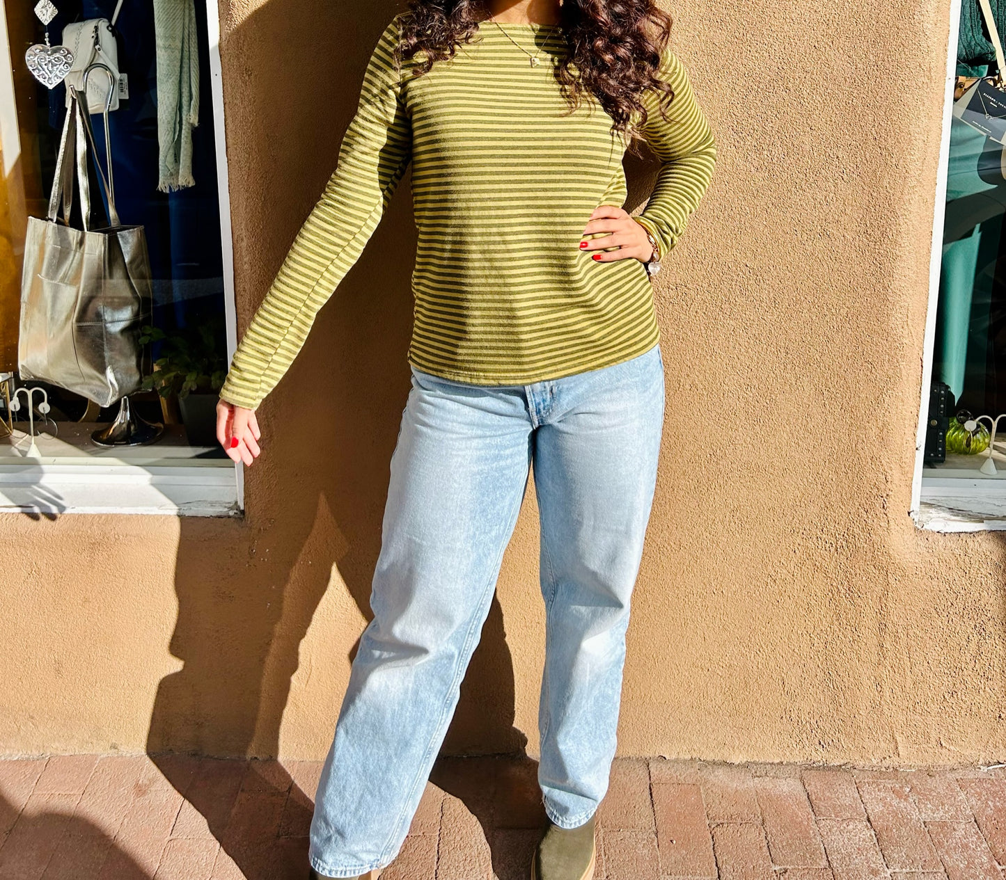 Cutloose- Boatneck Stripe Top - Toad