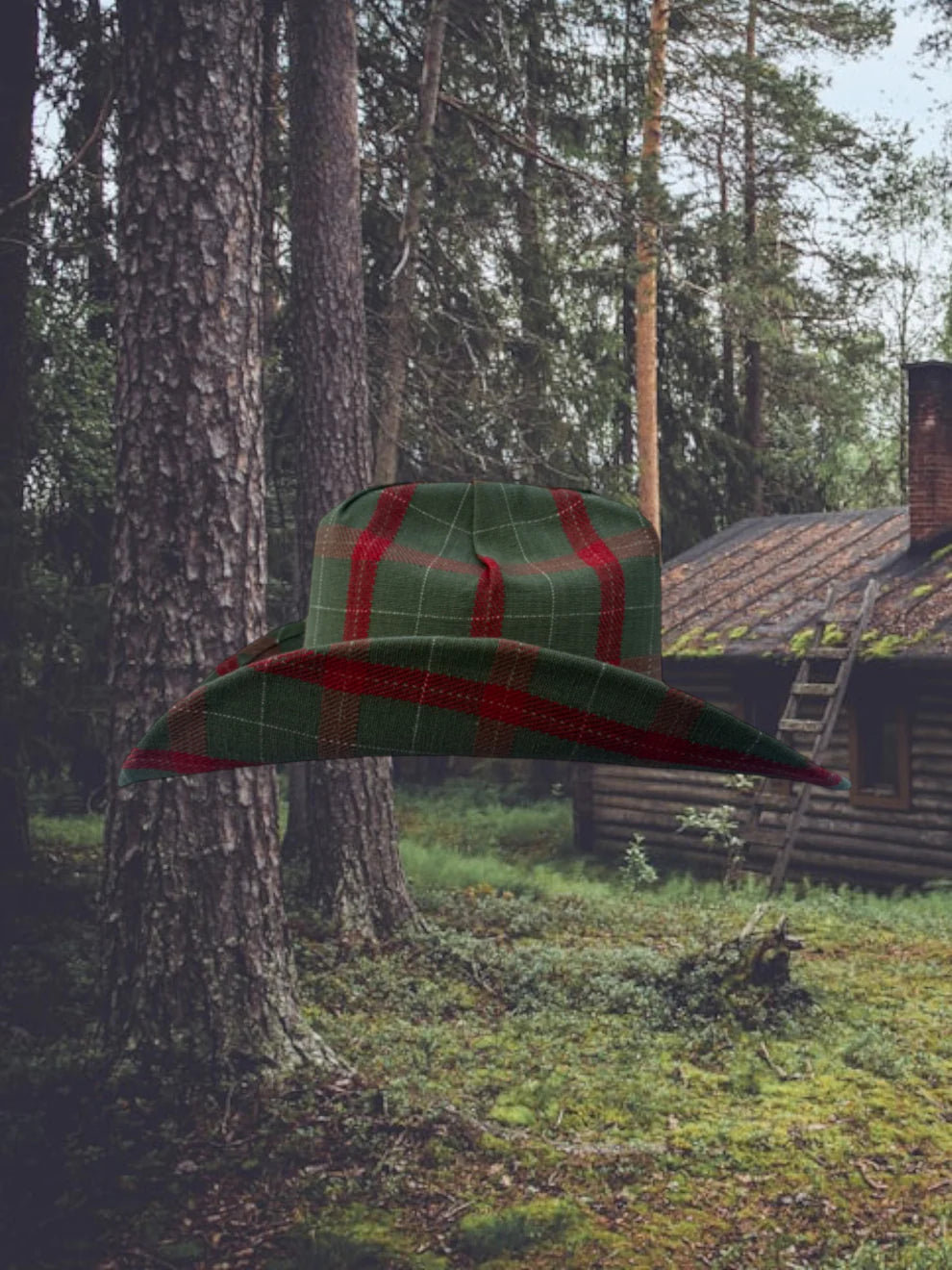 Zandria | Mistletoe Plaid Hat