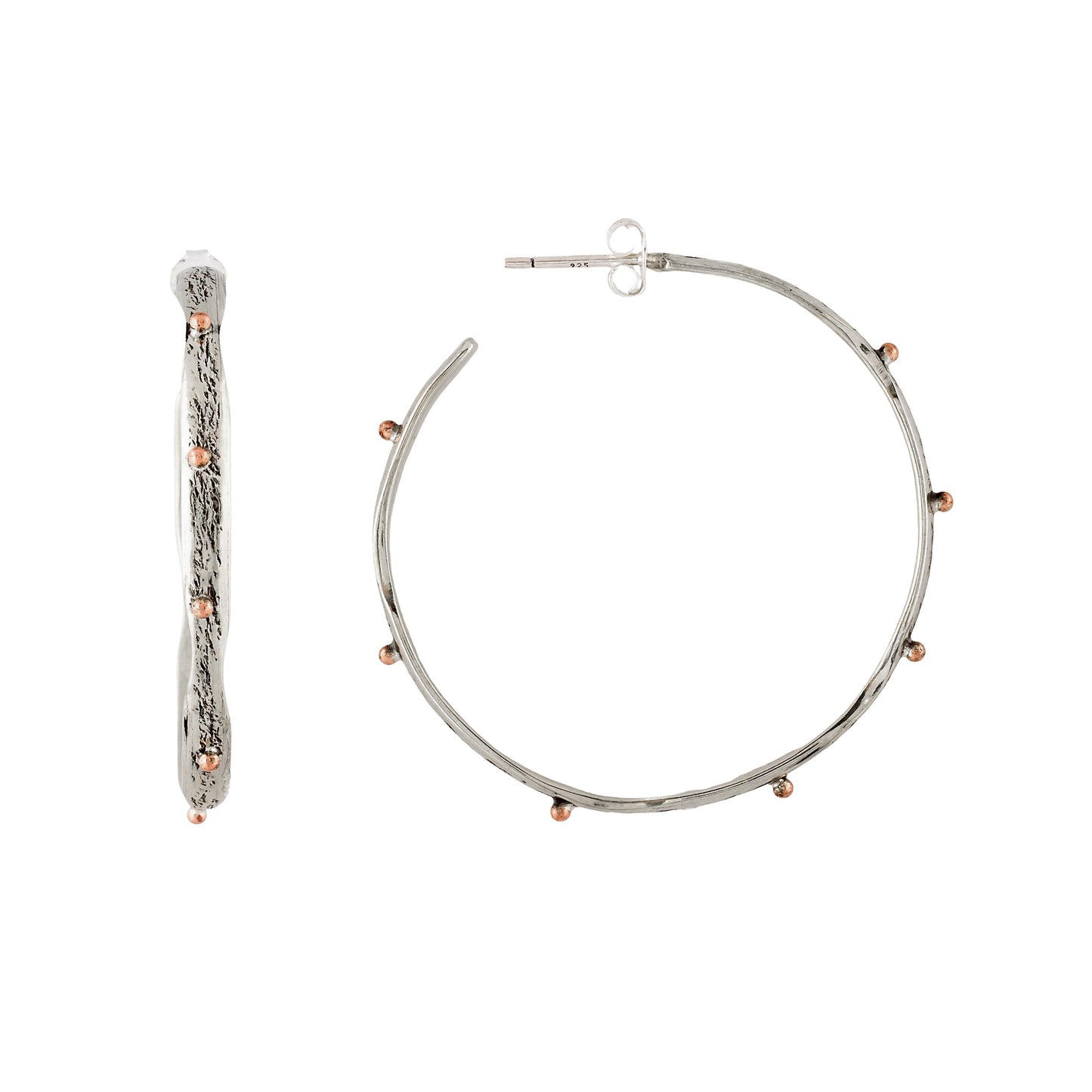 Ritual | Textured Dot Hoops