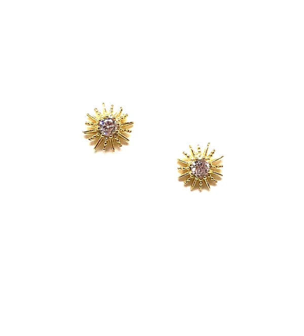 Athena | Sun CZ Studs
