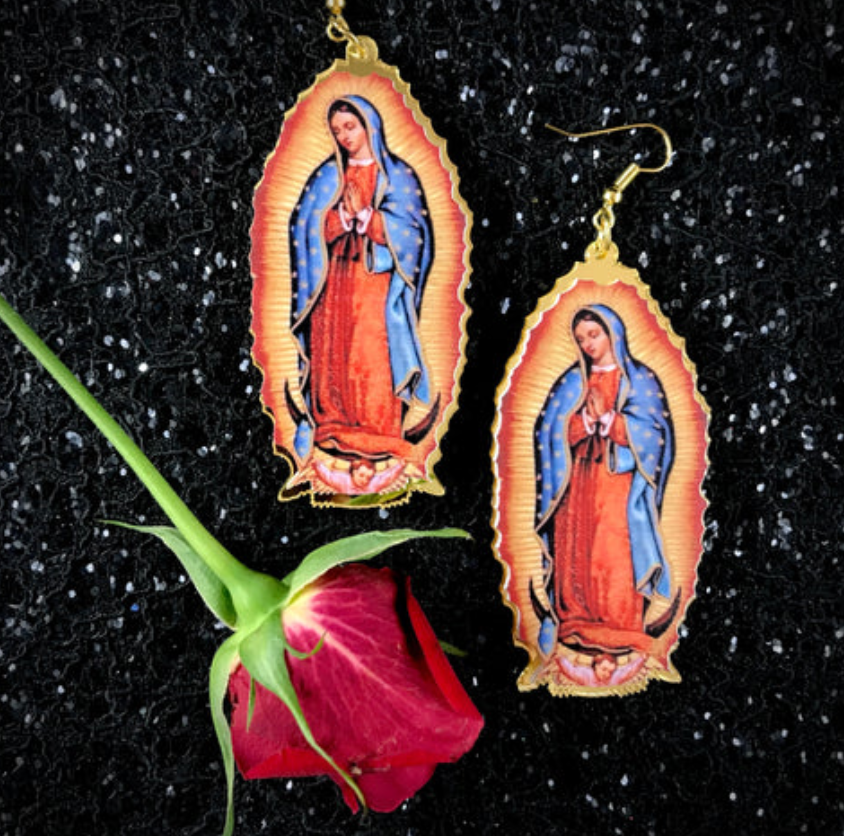 Cultura Corazon- Our Lady Of Guadalupe Earrings