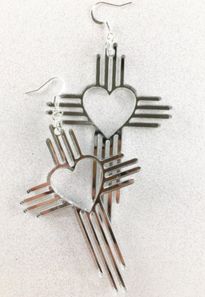 Cultura Corazon- Zia Heart- Gold Mirror