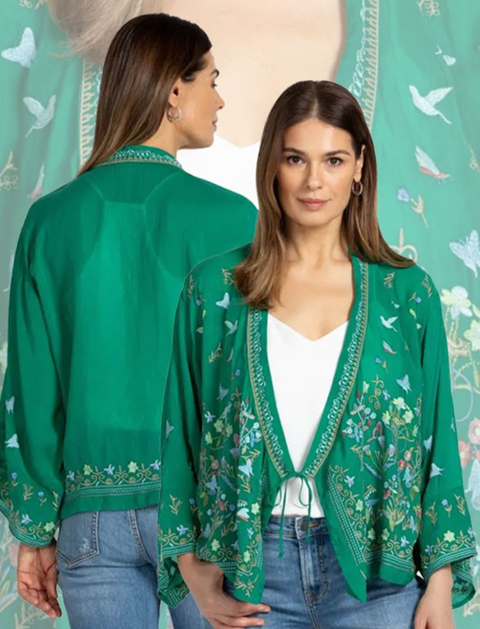 Johnny Was- Margeurite Kimono- Black