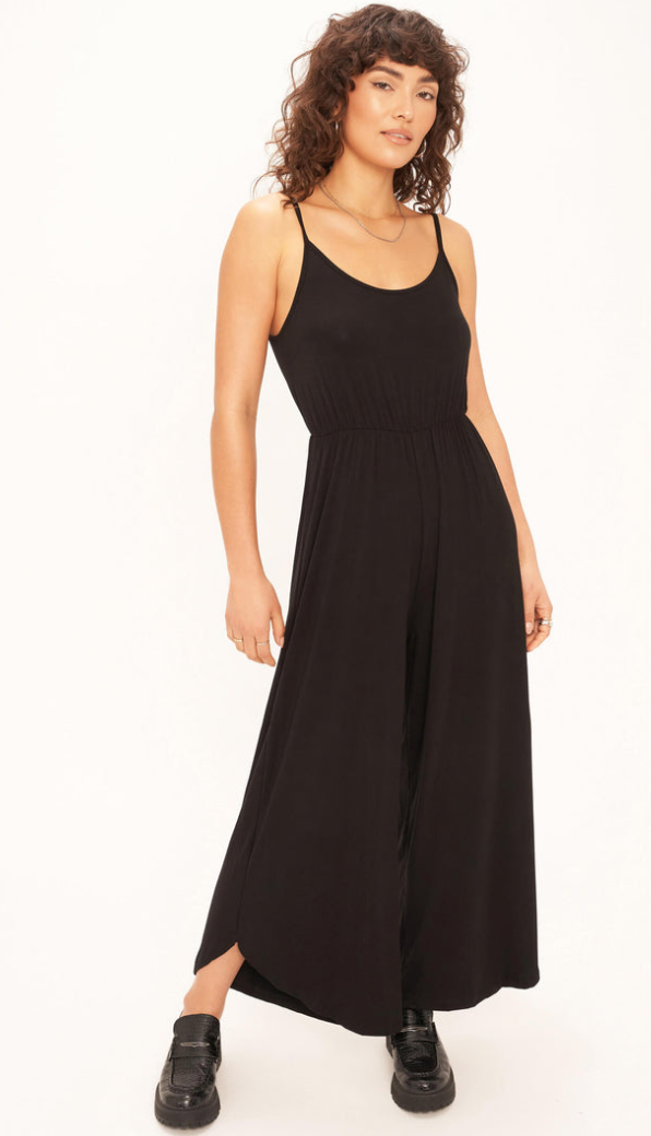 Project Social T-Twist Back Jumpsuit- Blk
