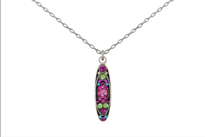 Firefly - Sparkle Oval Pendant