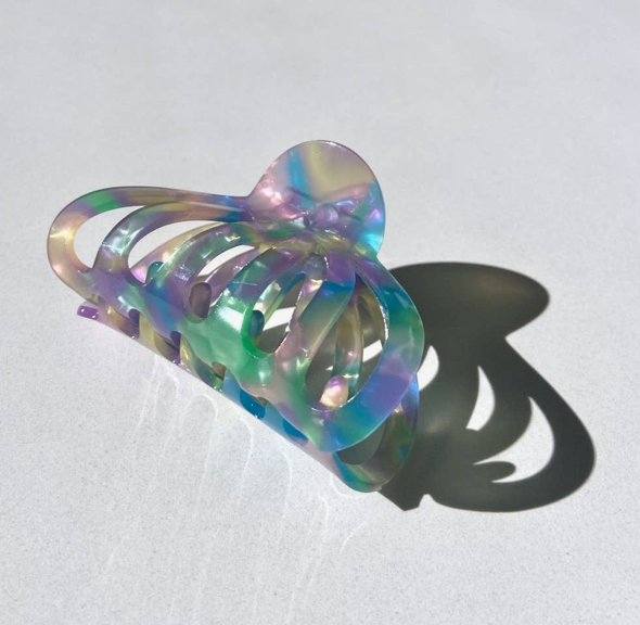 Solar Eclipse | Scalloped Claw Clip