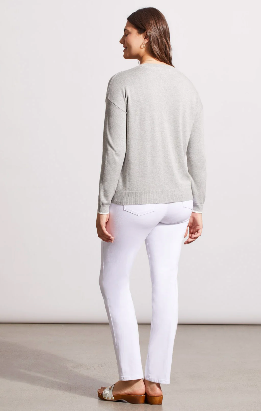 Tribal | Pointelle Heart Sweater