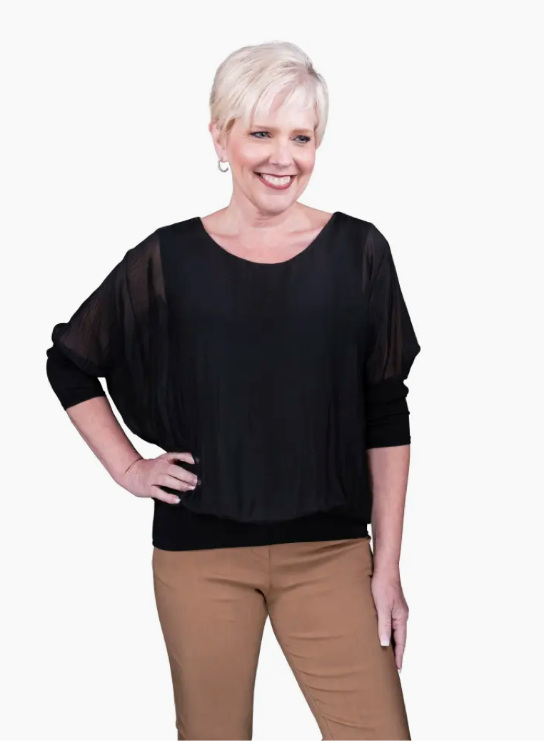 TINA | Rosa Silk Blouse