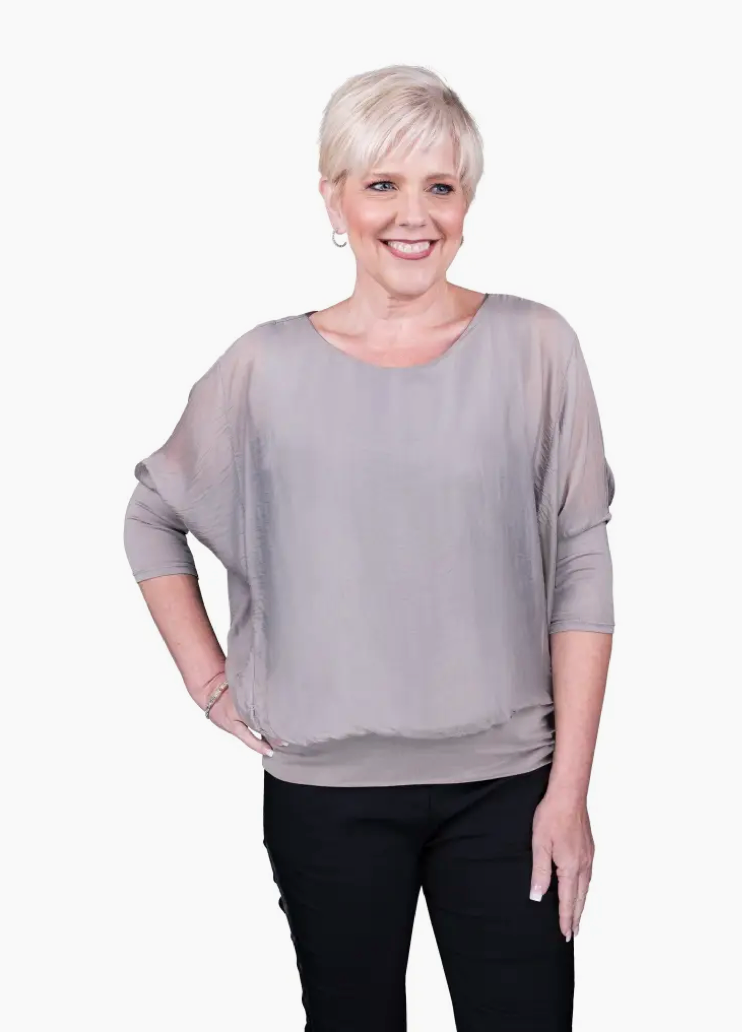 TINA | Rosa Silk Blouse