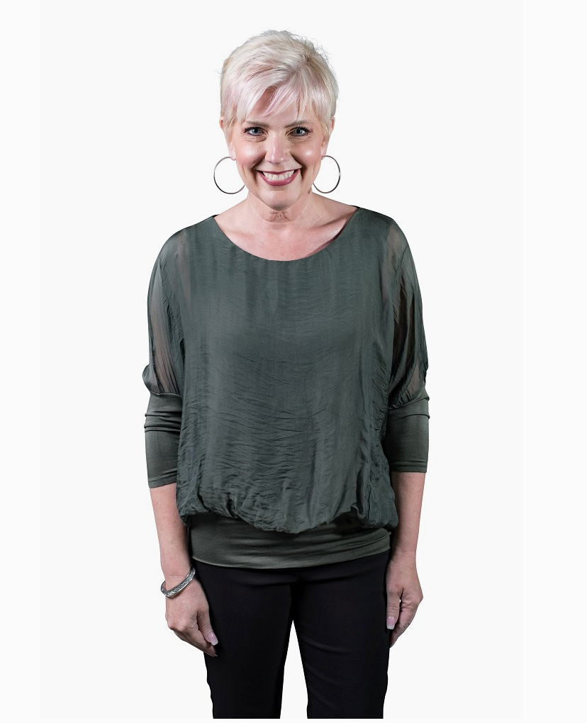TINA | Rosa Silk Blouse