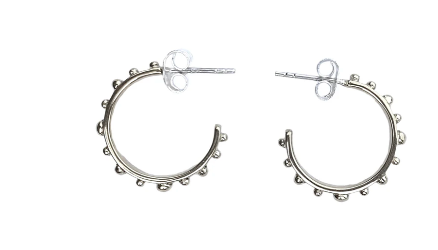 Ritual | Textured Dot Hoops