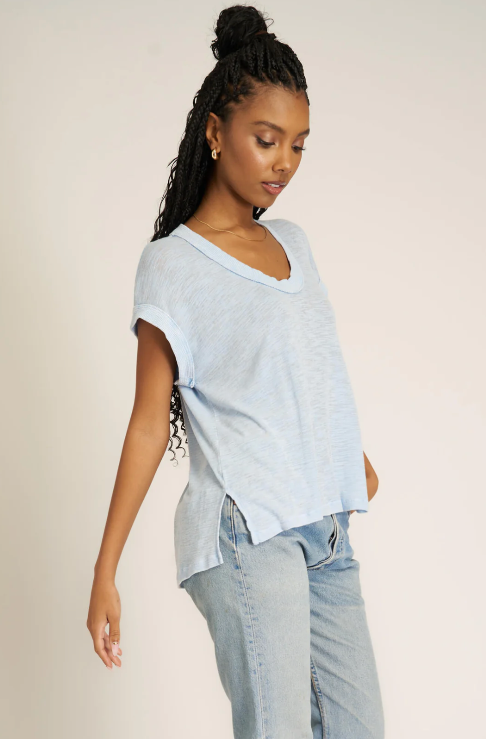 Project Social T | Washed Scoop Neck Tee