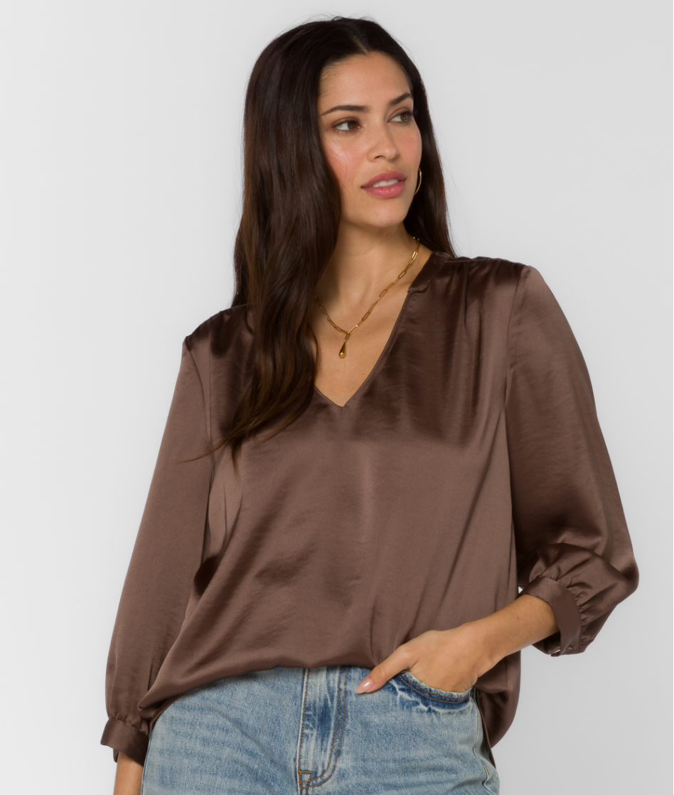 Velvet Heart | Satin Top