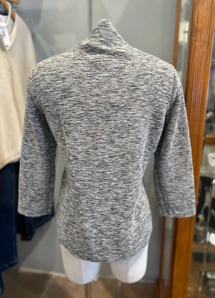 Cutloose | Wrap Neck Top | Crimped
