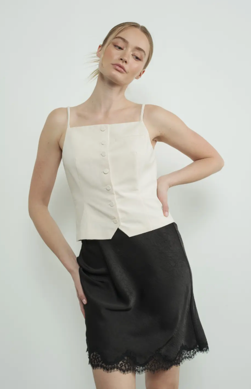 Aaron Amber | Vest | White