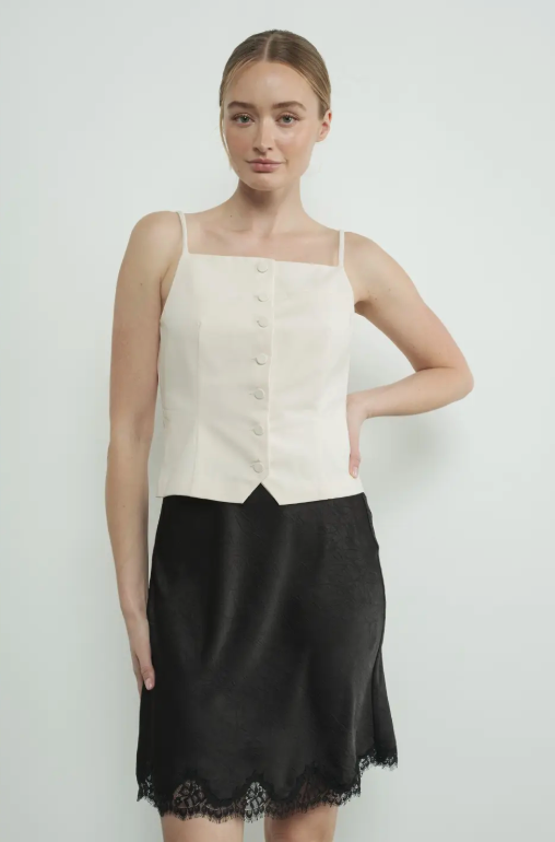 Aaron Amber | Vest | White