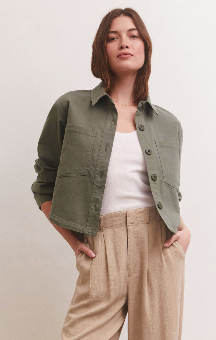 Z Supply-All Day Cropped Jacket