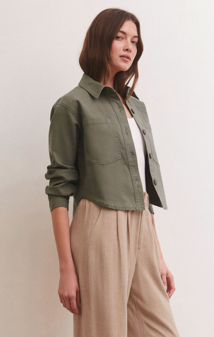 Z Supply-All Day Cropped Jacket