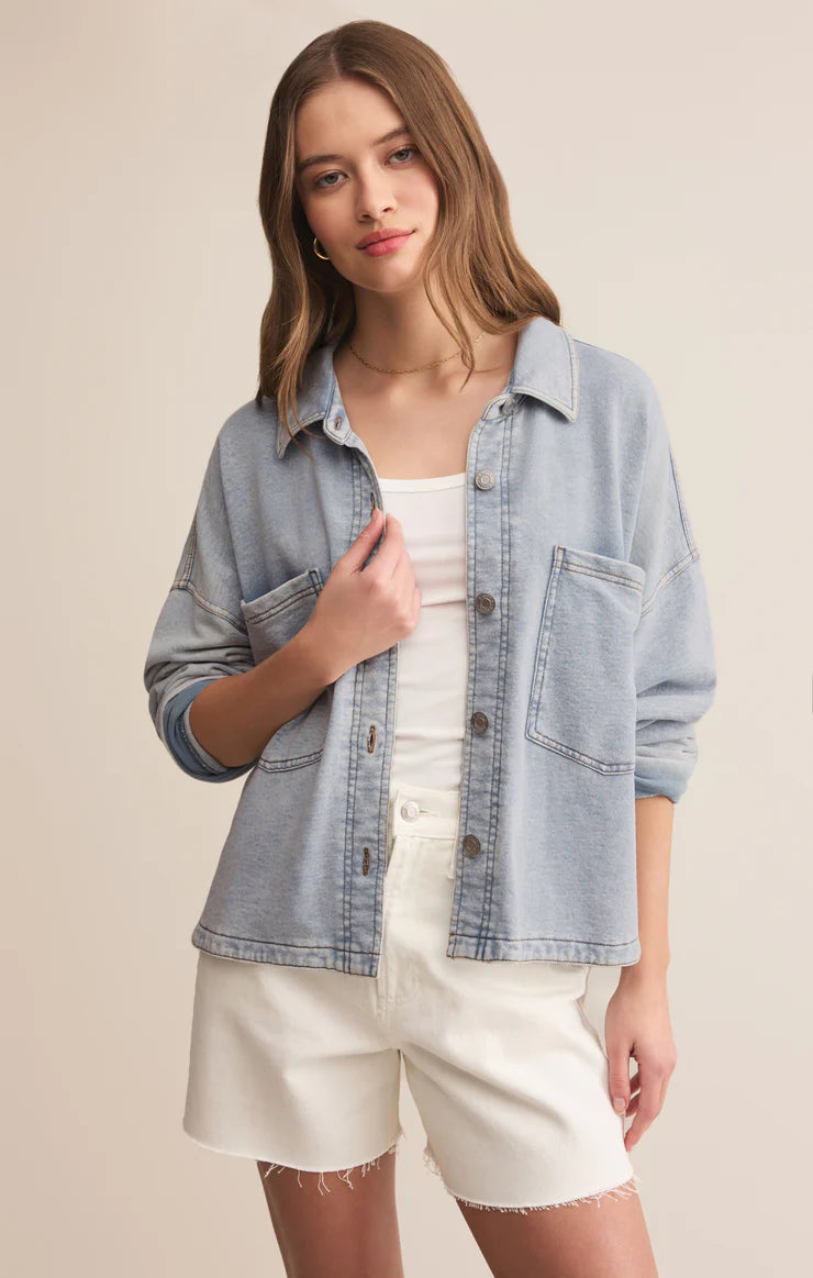Z Supply | All Day Cropped Denim Jacket