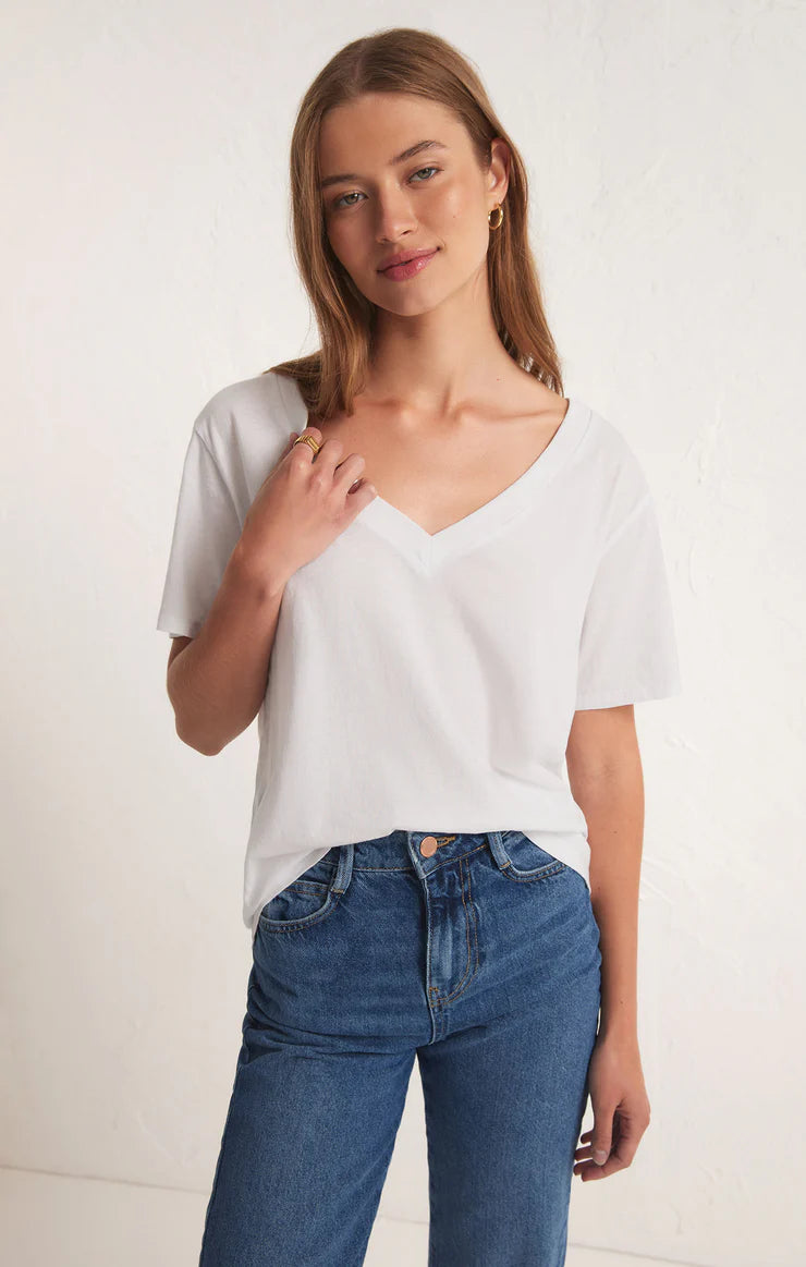 Z Supply | Girlfriend V-Neck Tee
