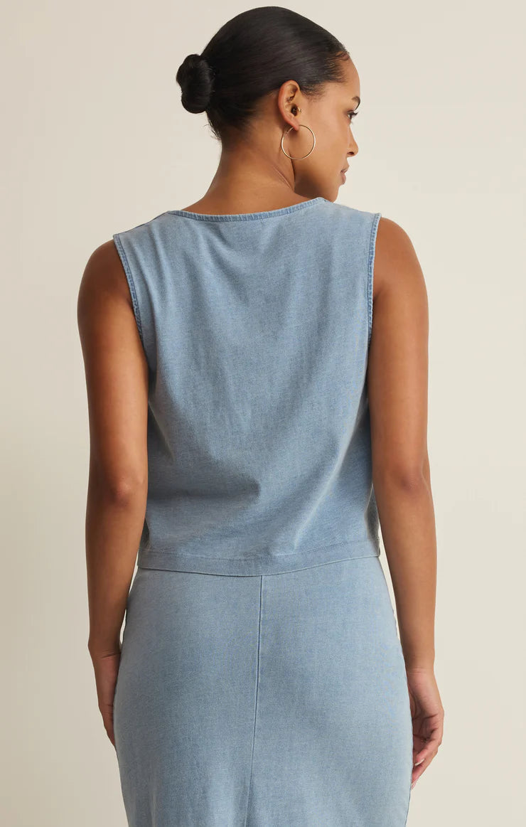 Z Supply | Noelle Jersey Denim Tank