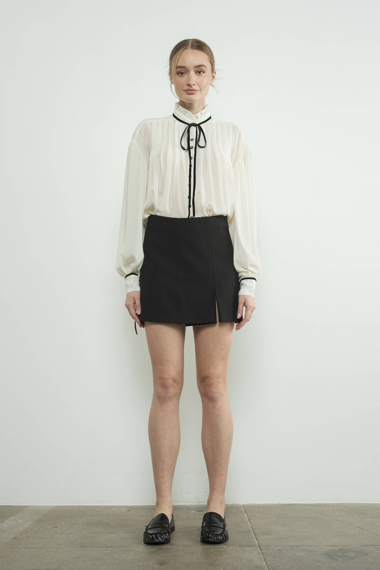 Aaron & Amber | Sheer Blouse