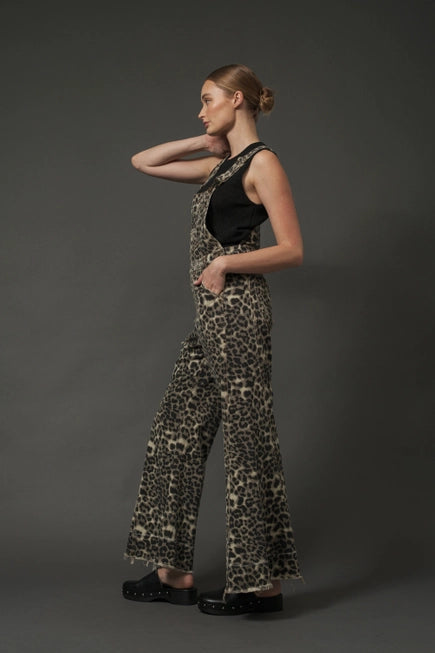 Aaron & Amber | Milly Wide Leg Denim Overall