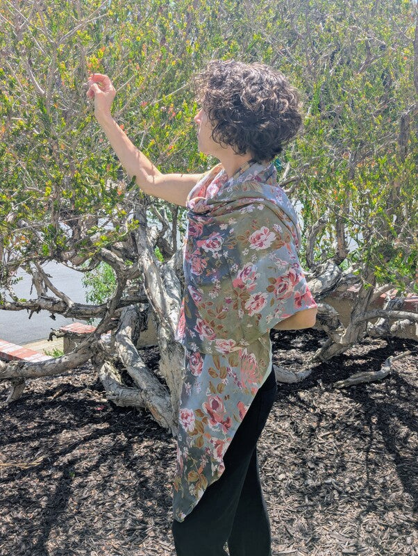 Baschun Shawls | Floral Viscos Shawls