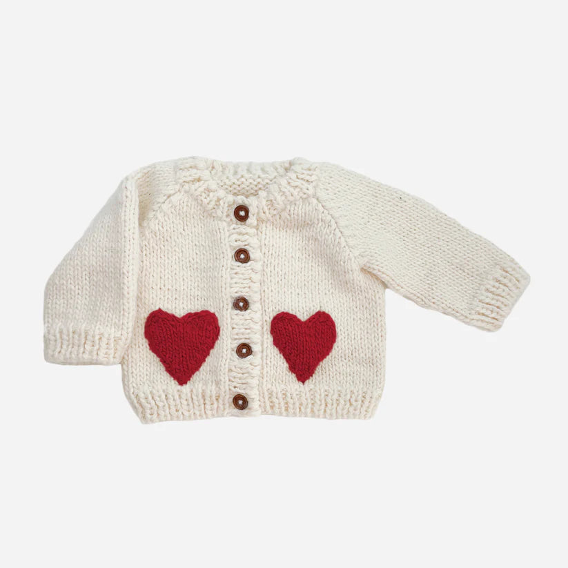 Blueberry Hill | Heart Cardigan