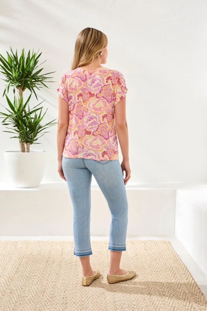 Tribal | Cap Sleeve Wear Two Ways Top