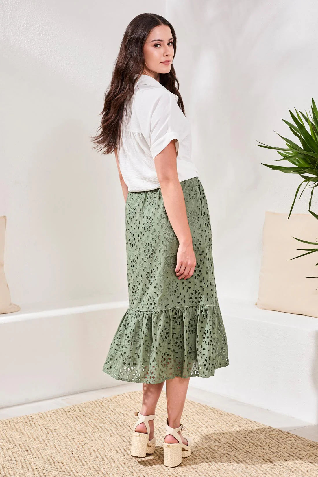 Tribal | Floral Boho Maxi Skirt