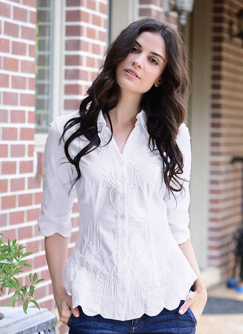 Gretty Zueger - Allie Cotton Blouse