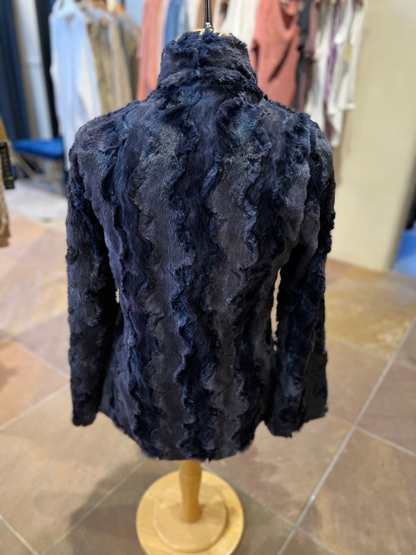 Vine Street - Navy Drapey Jacket