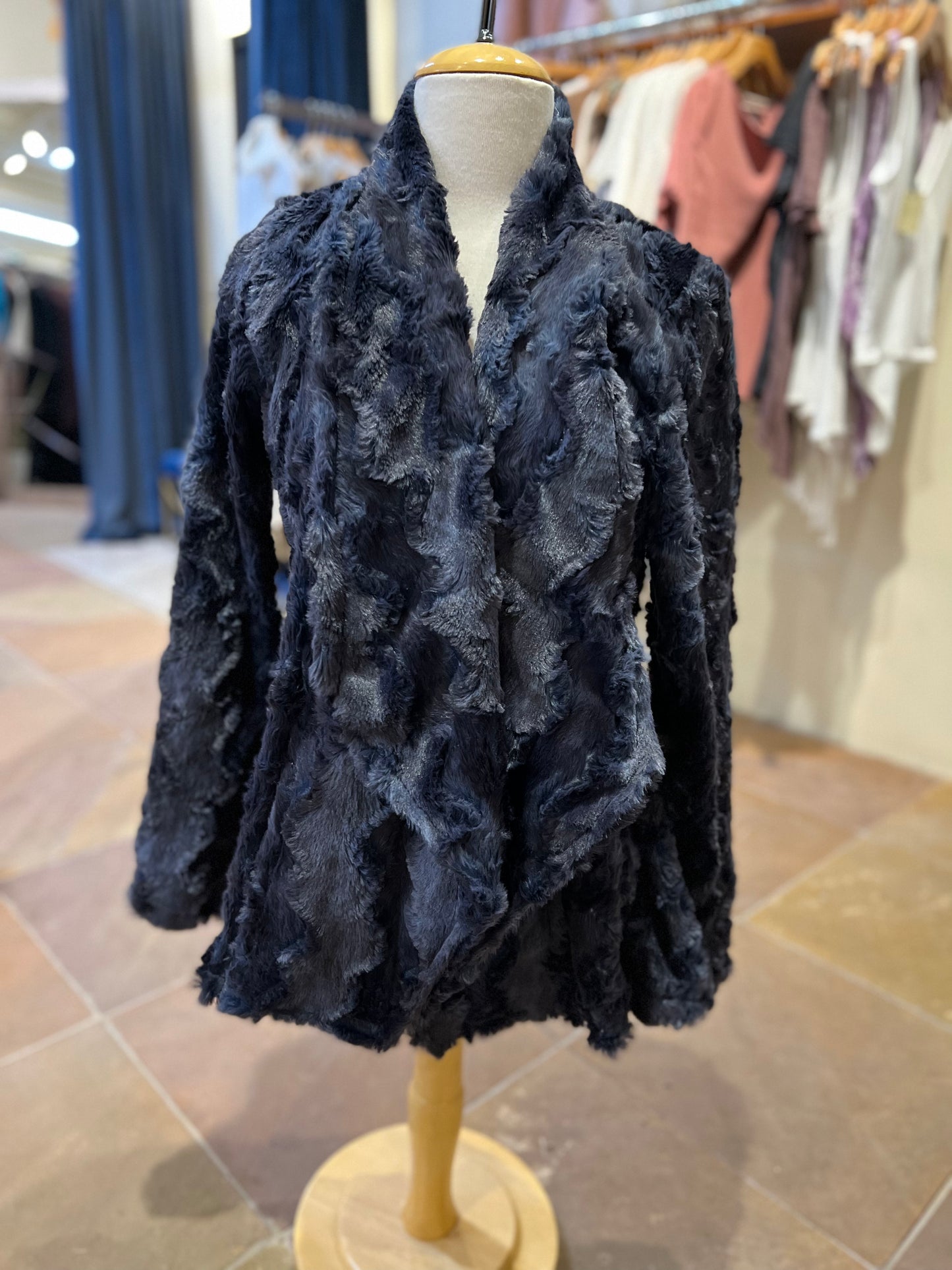 Vine Street - Navy Drapey Jacket