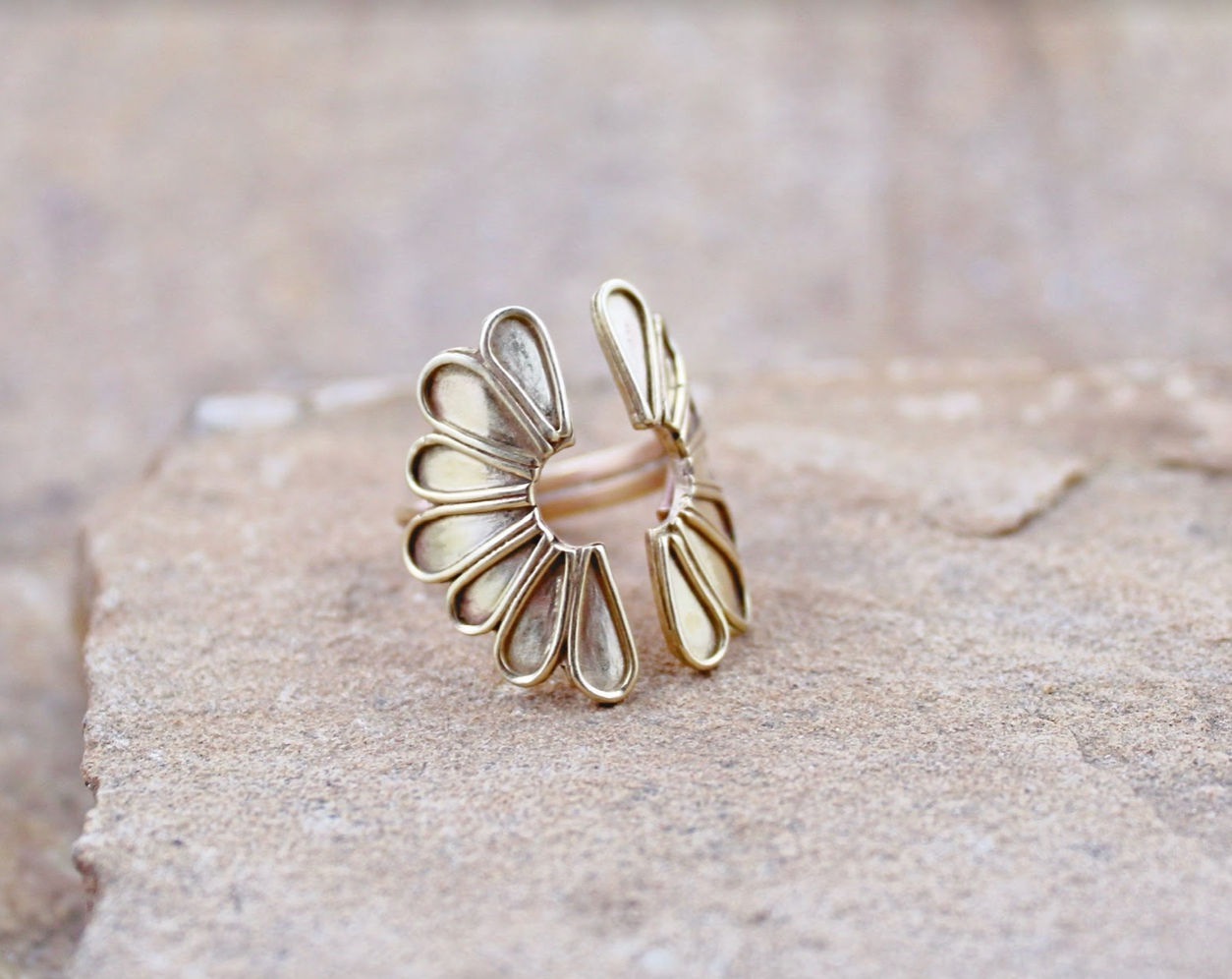 Desert Goddess Jewelry- Divine Shield Ring