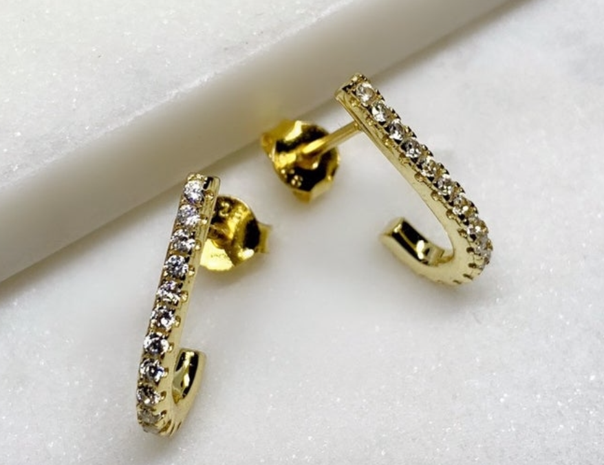 Fala- Suspender Gold Earrings