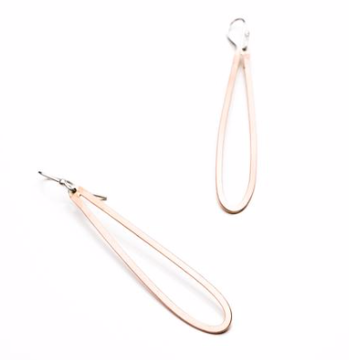 Cynthia Jones - Elongated Teardrop Earring-14k GP/SS