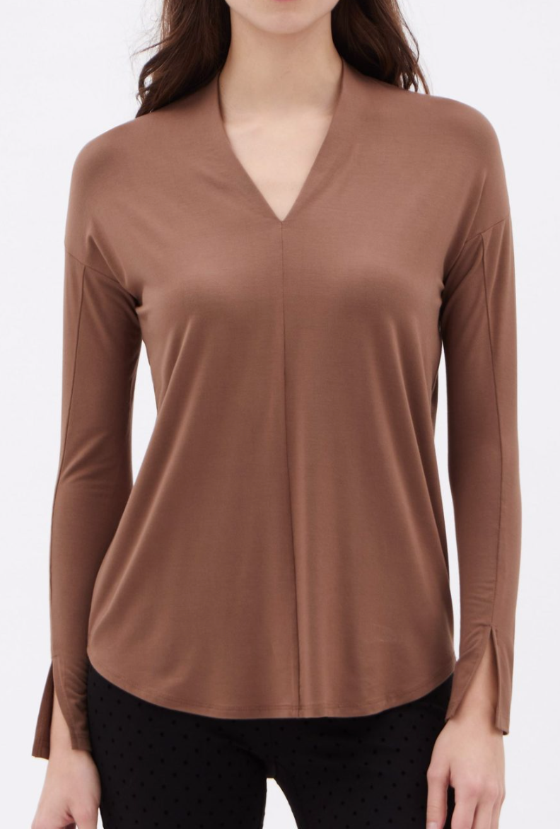 UP!- Camel Slit Sleeve Top