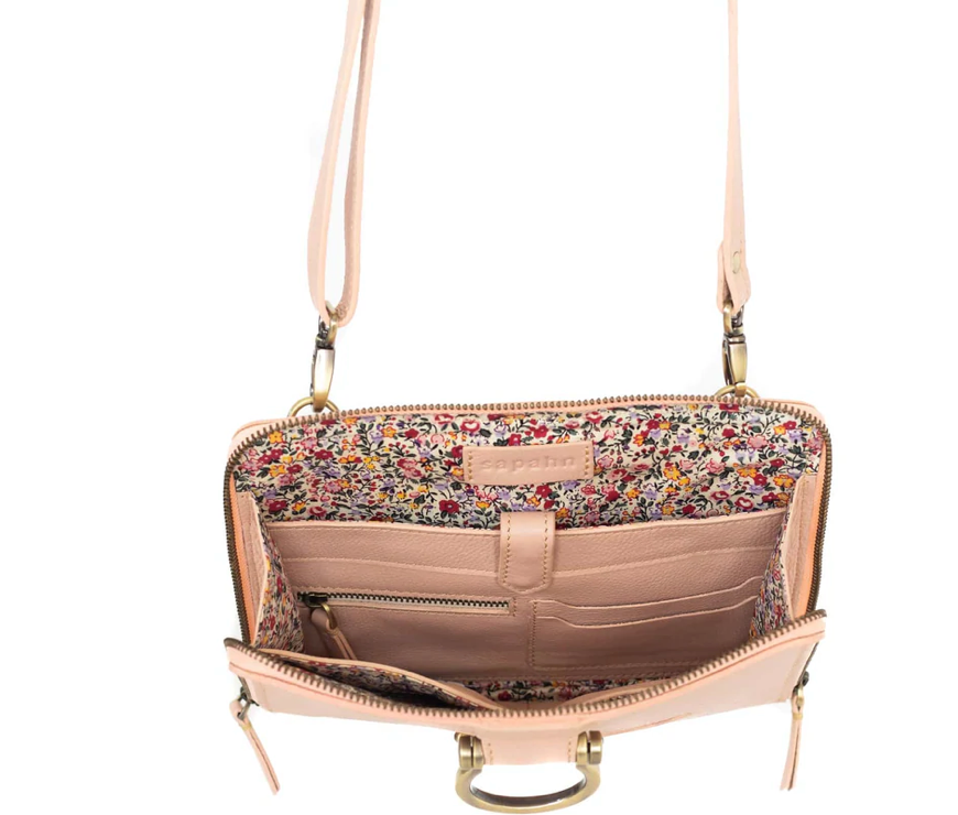 Sapahn-M Mini Crossbody Bag- Blush Oil
