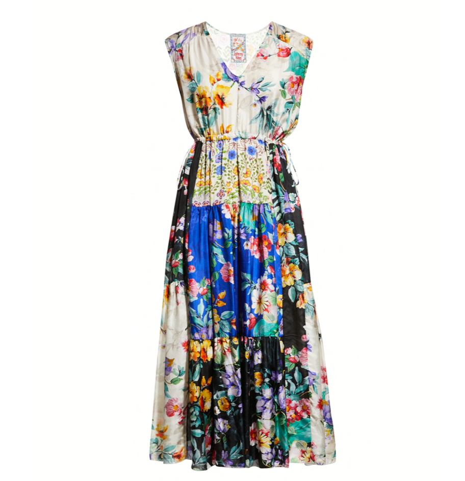Johnny Was- Sky Flower Natalia Dress- Multi Color