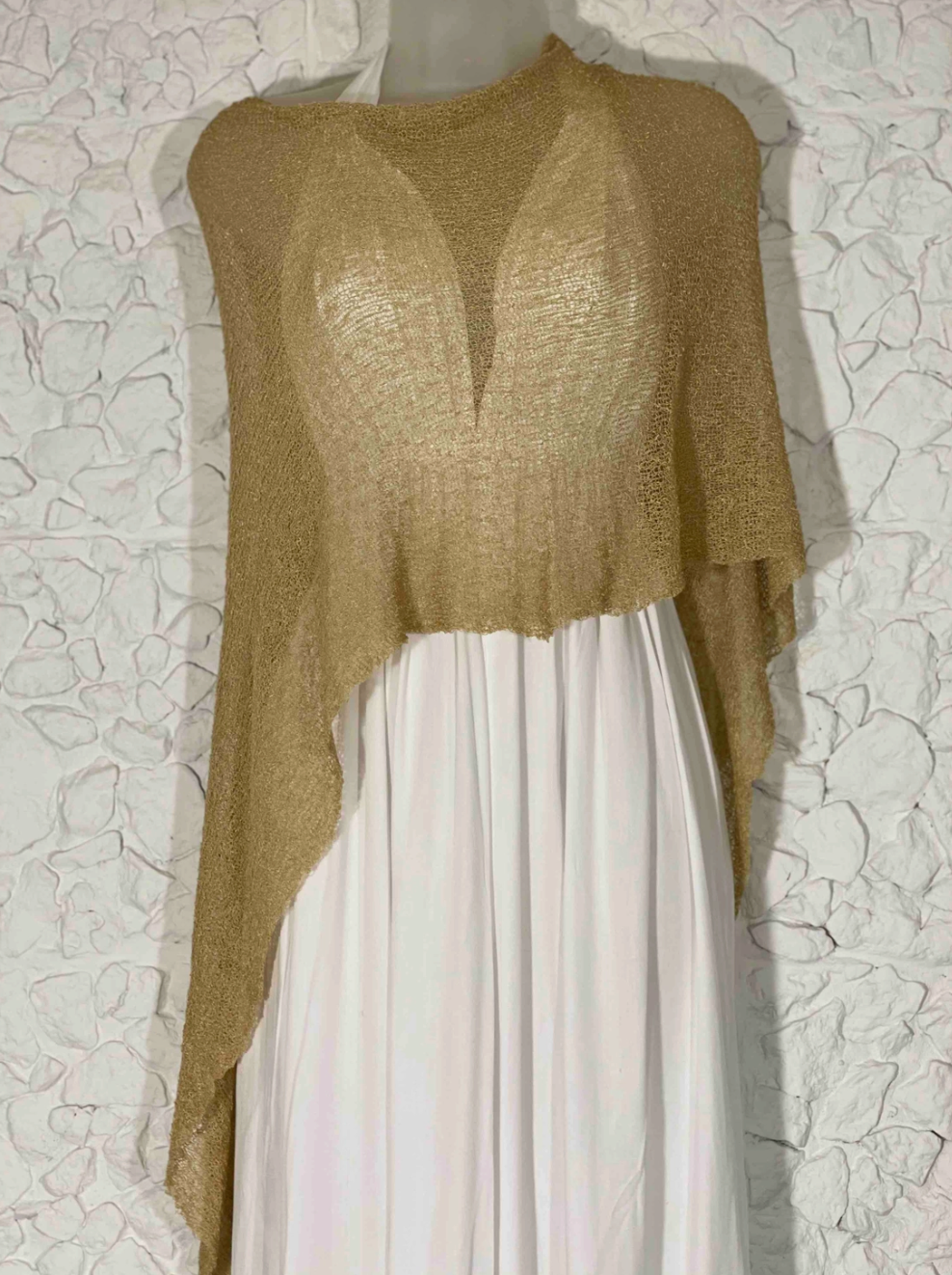 Bali Prema- Boho Open Knit Poncho