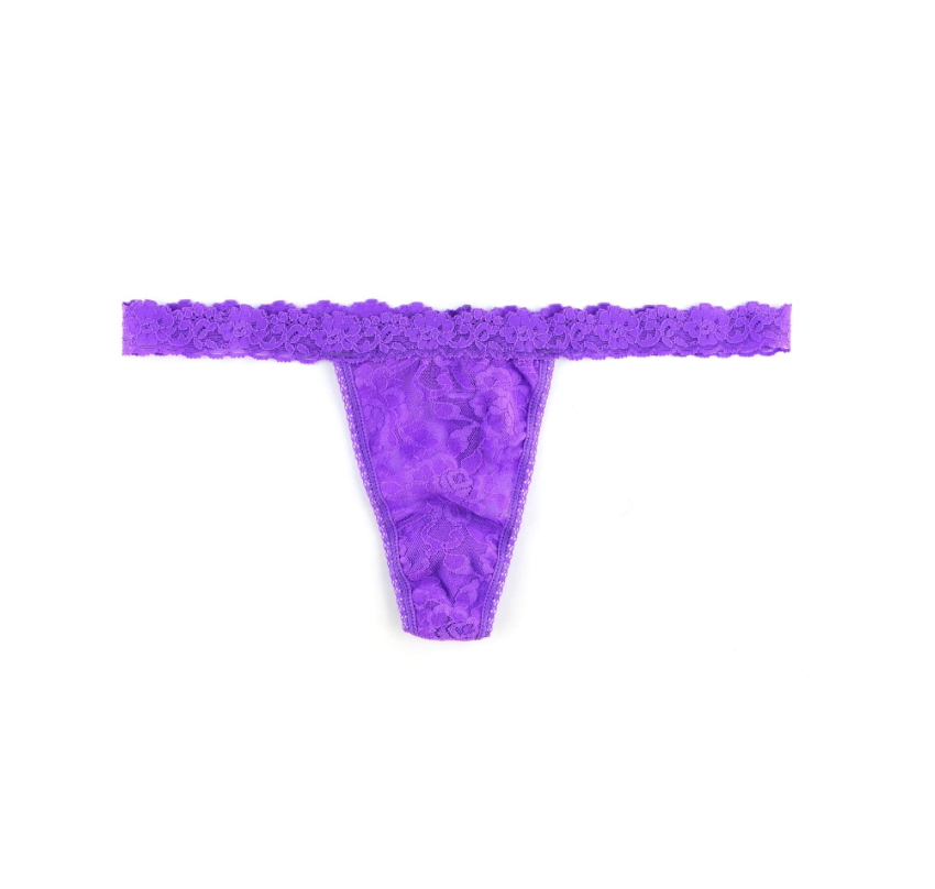Hanky Panky- Lace G-String- Vivid Violet