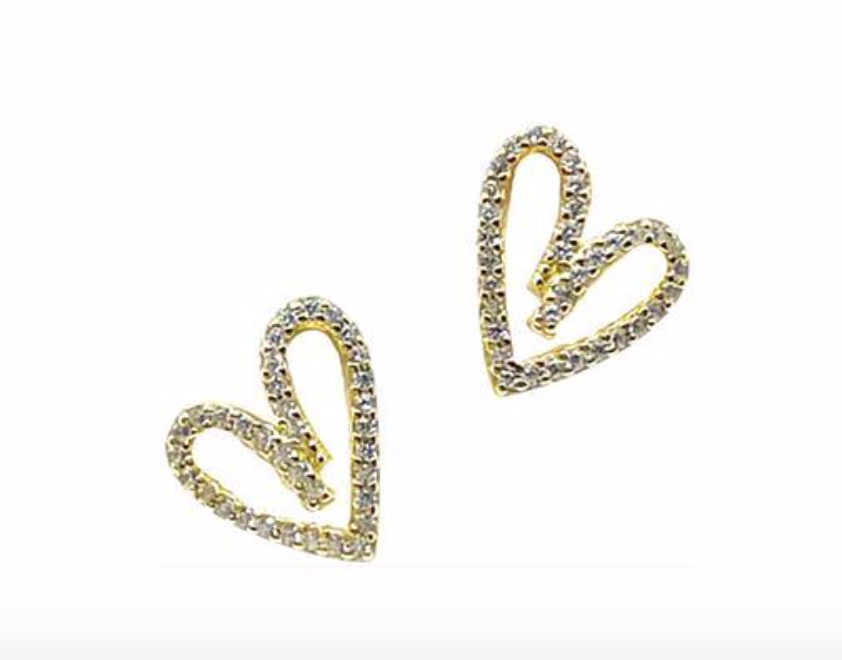 ATHENA- OPEN HEART STUD- GV