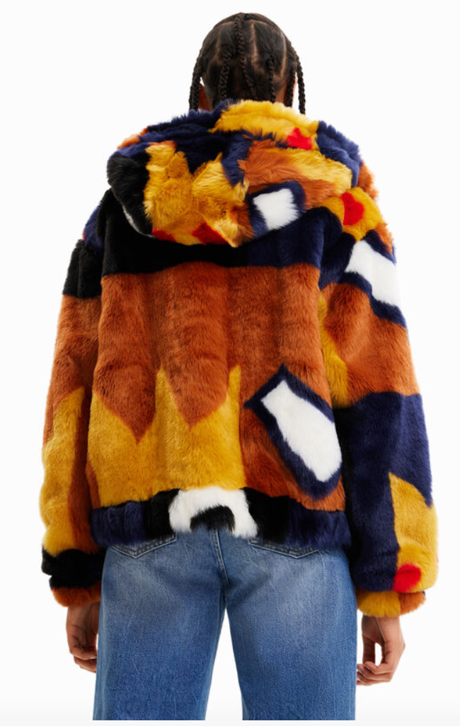 Desigual - Oversize Plush Jacket