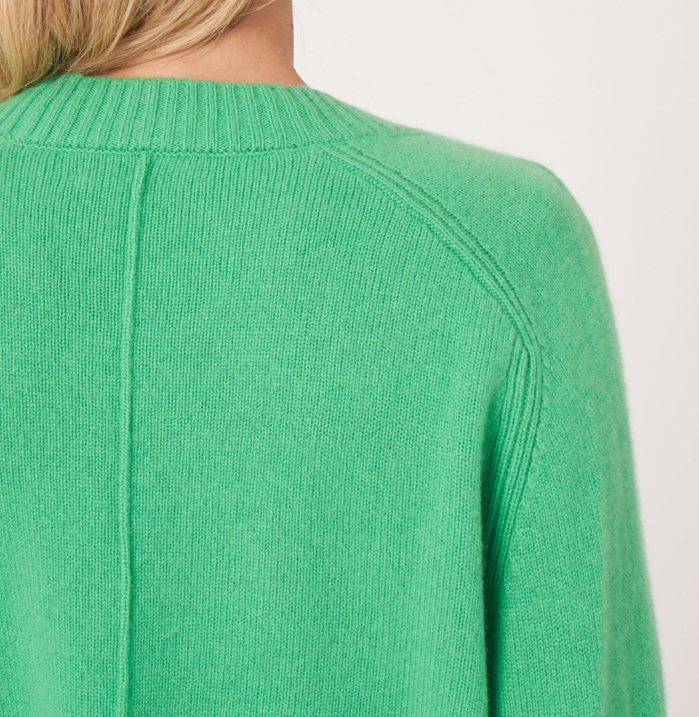Repeat Cashmere- Cropped Cardi- Basil