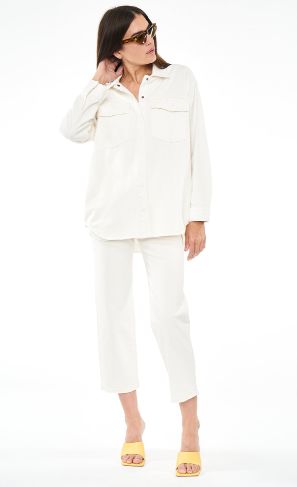 Pistola- Mandy Oversized Shacket- Macadamia