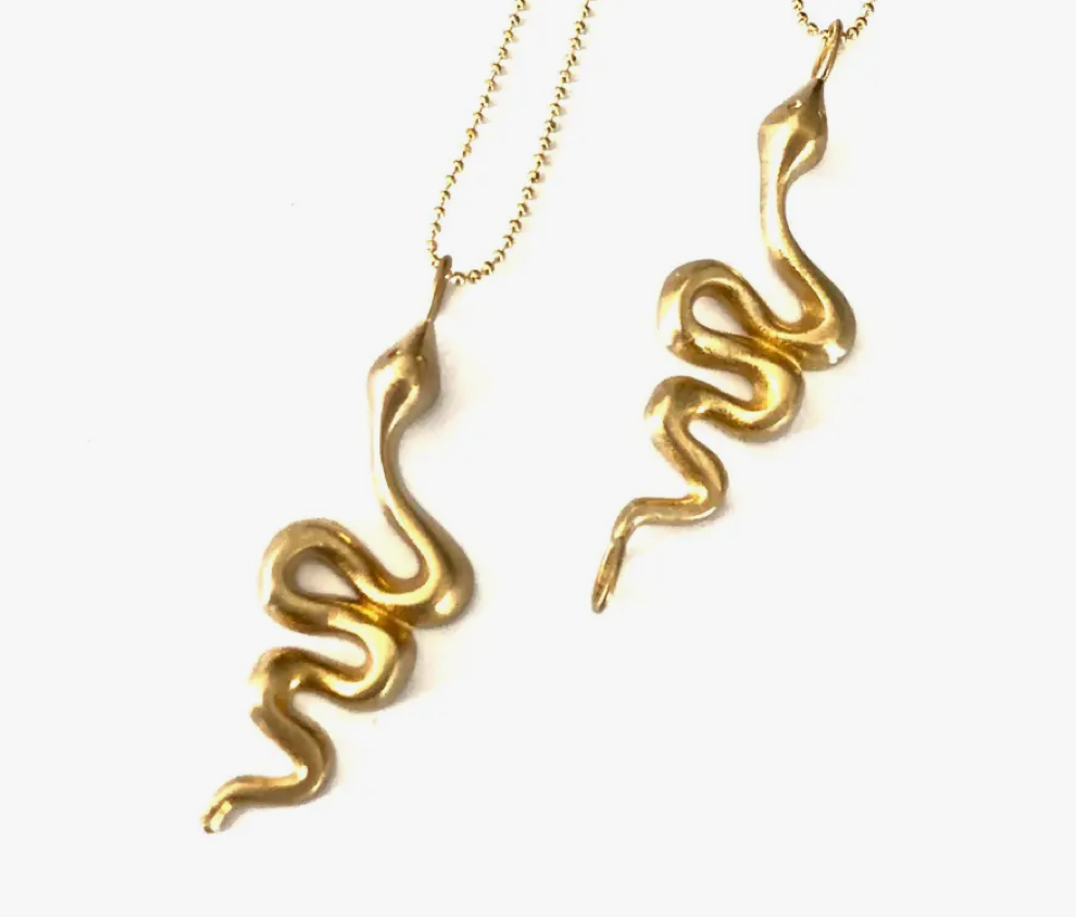 Snake Charm Necklace
