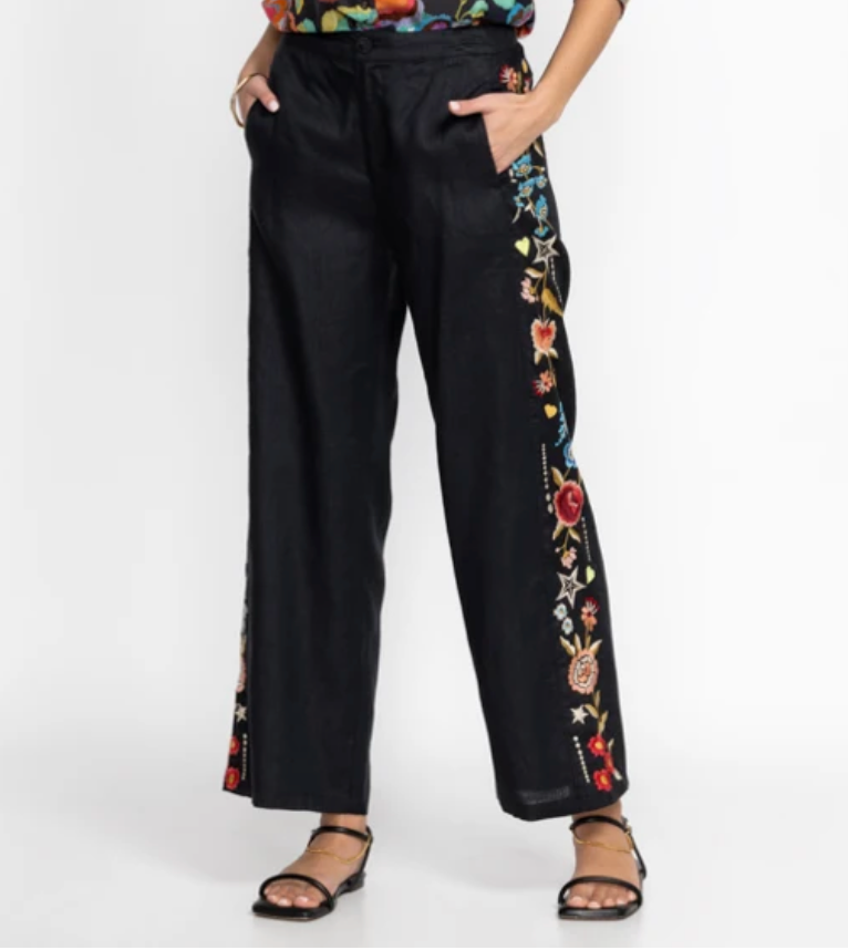 Johnny Was Maris Pant - Black