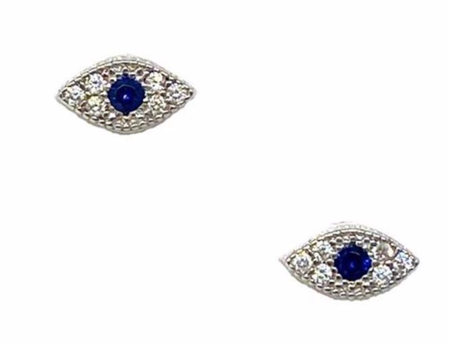 Athena- Evil Eye Stud